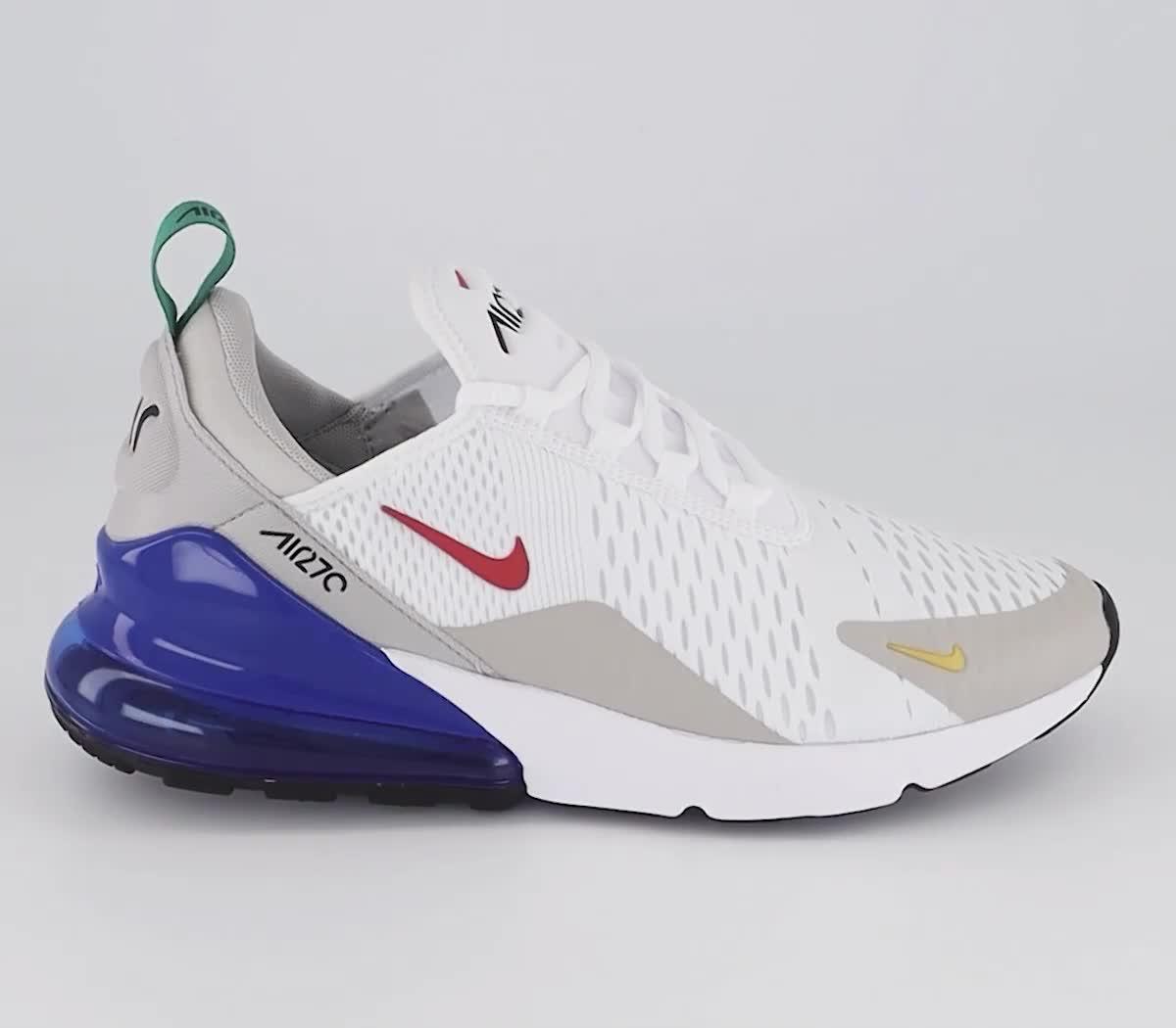 Air max 270 white university outlet red