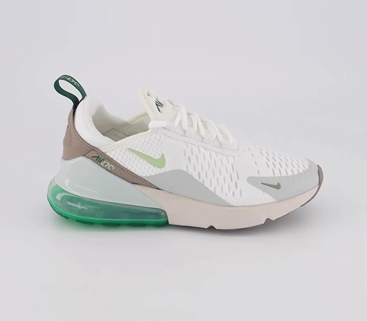 Nike air 270 white and outlet green