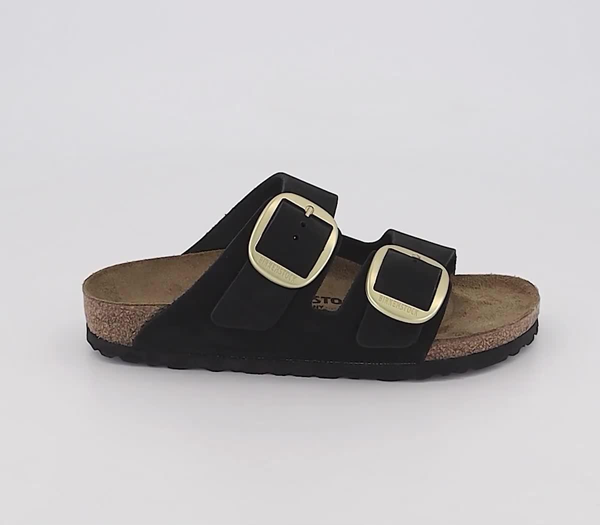 Black and gold birkenstocks hot sale