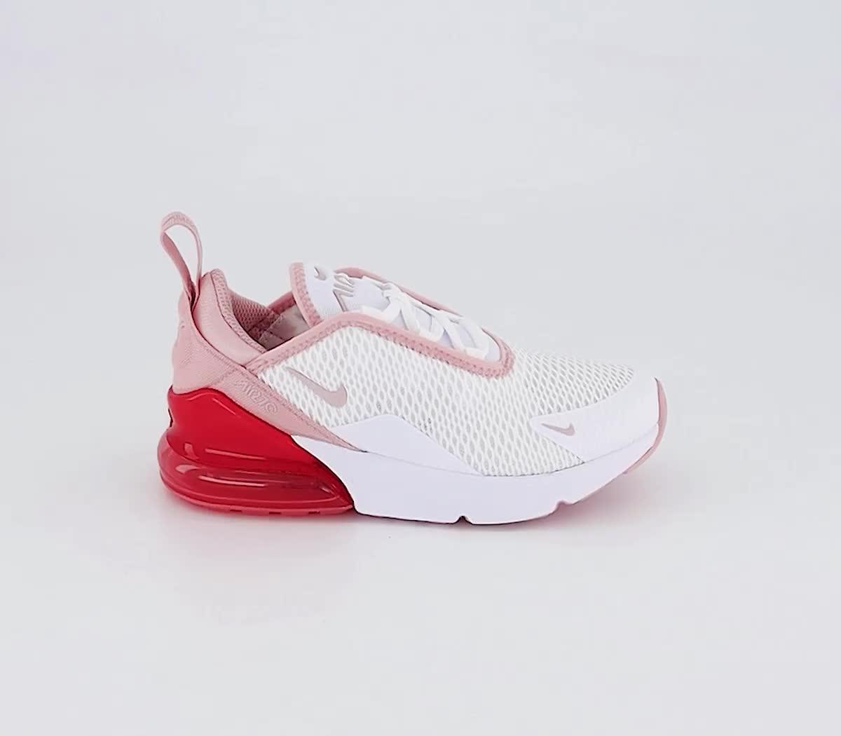 Nike air max 270 flyknit sales kids pink