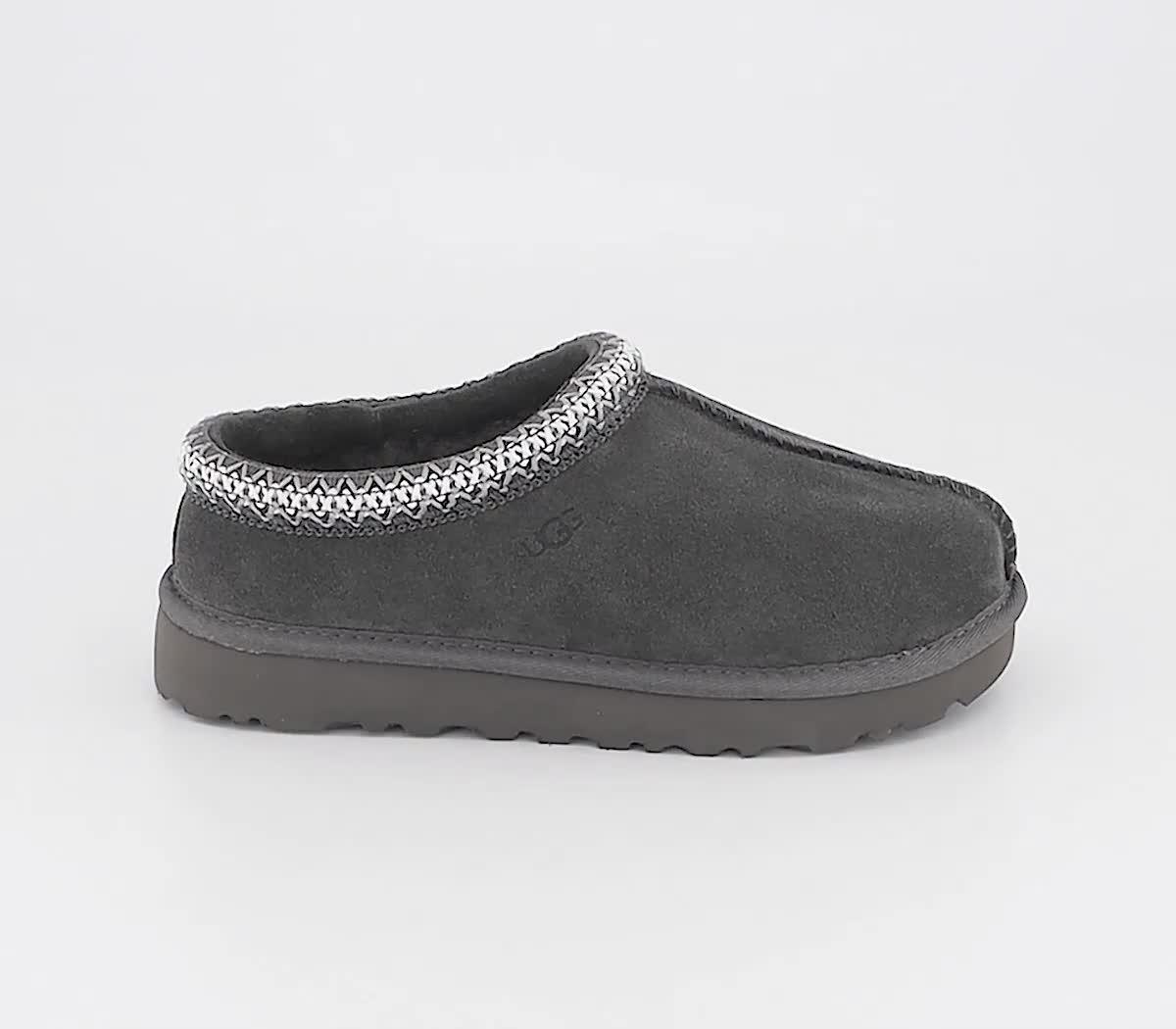 Gray ugg tasman online slippers