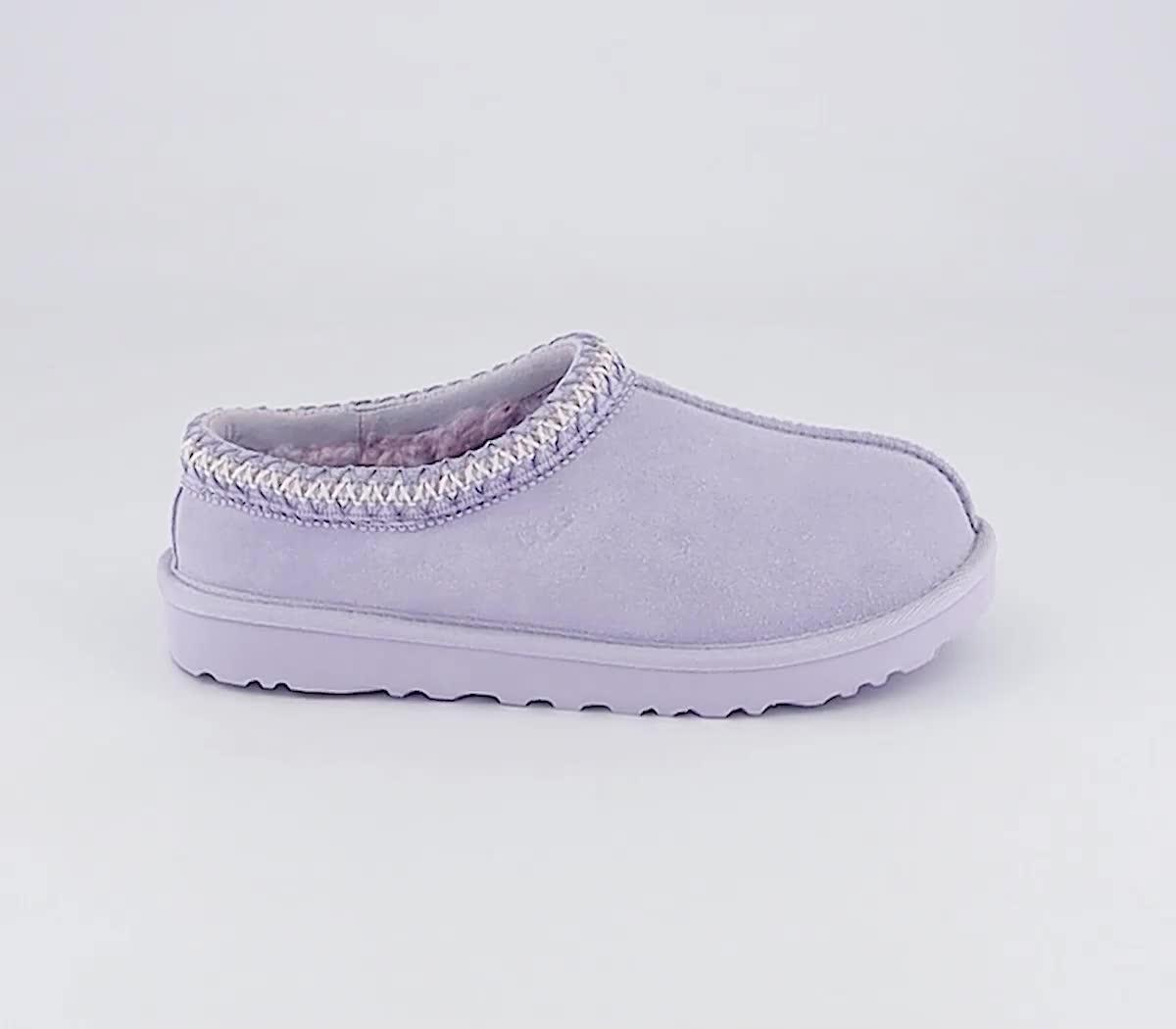 UGG Tasman Slippers Lavender Fog Flat Shoes for Women