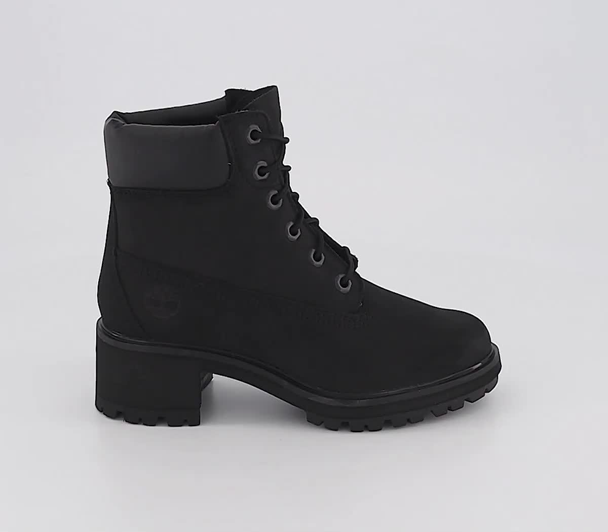 Black timberland shop boots ladies