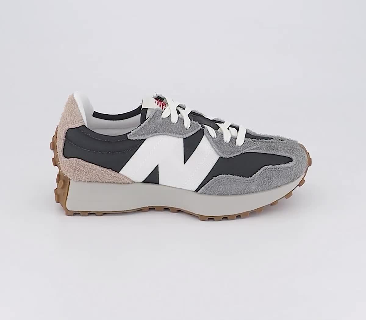 New Balance 327 Trainers Harbor Grey White Gum - Unisex Sports