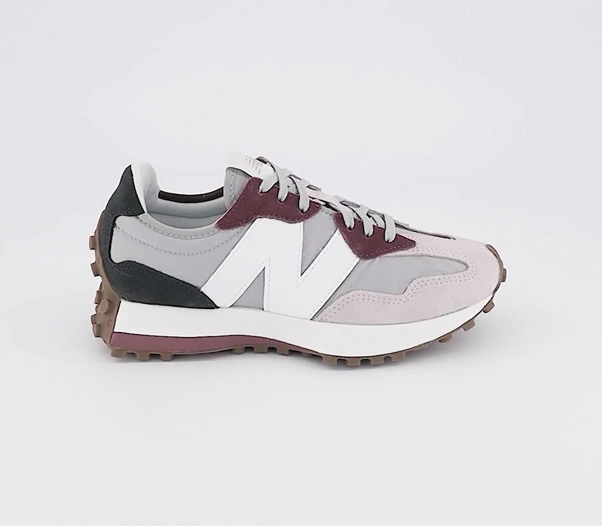 New Balance 327 Trainers Stone Pink Grey Navy Women s Trainers