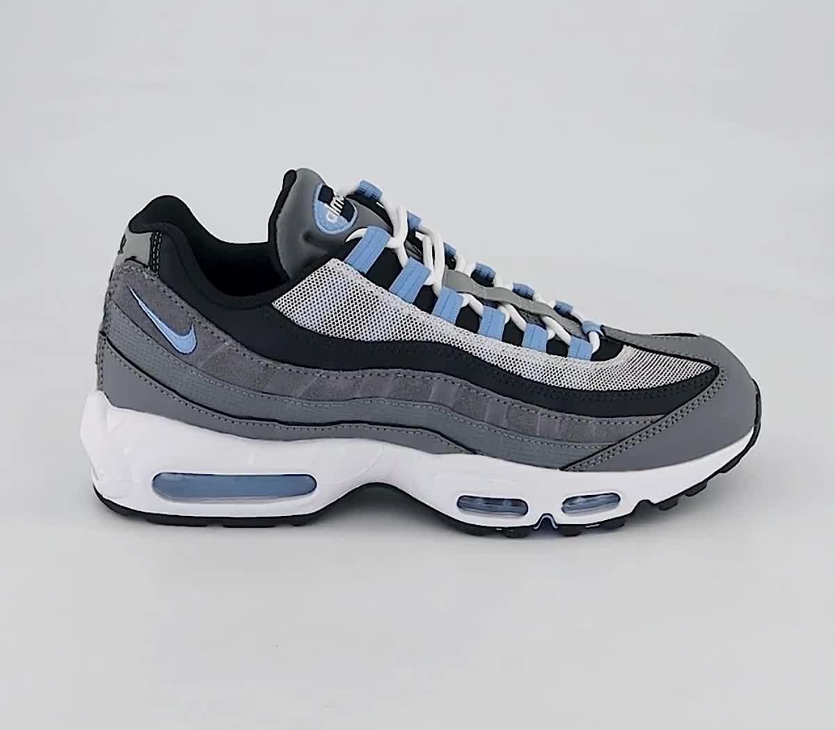 Grey and shop blue 95s