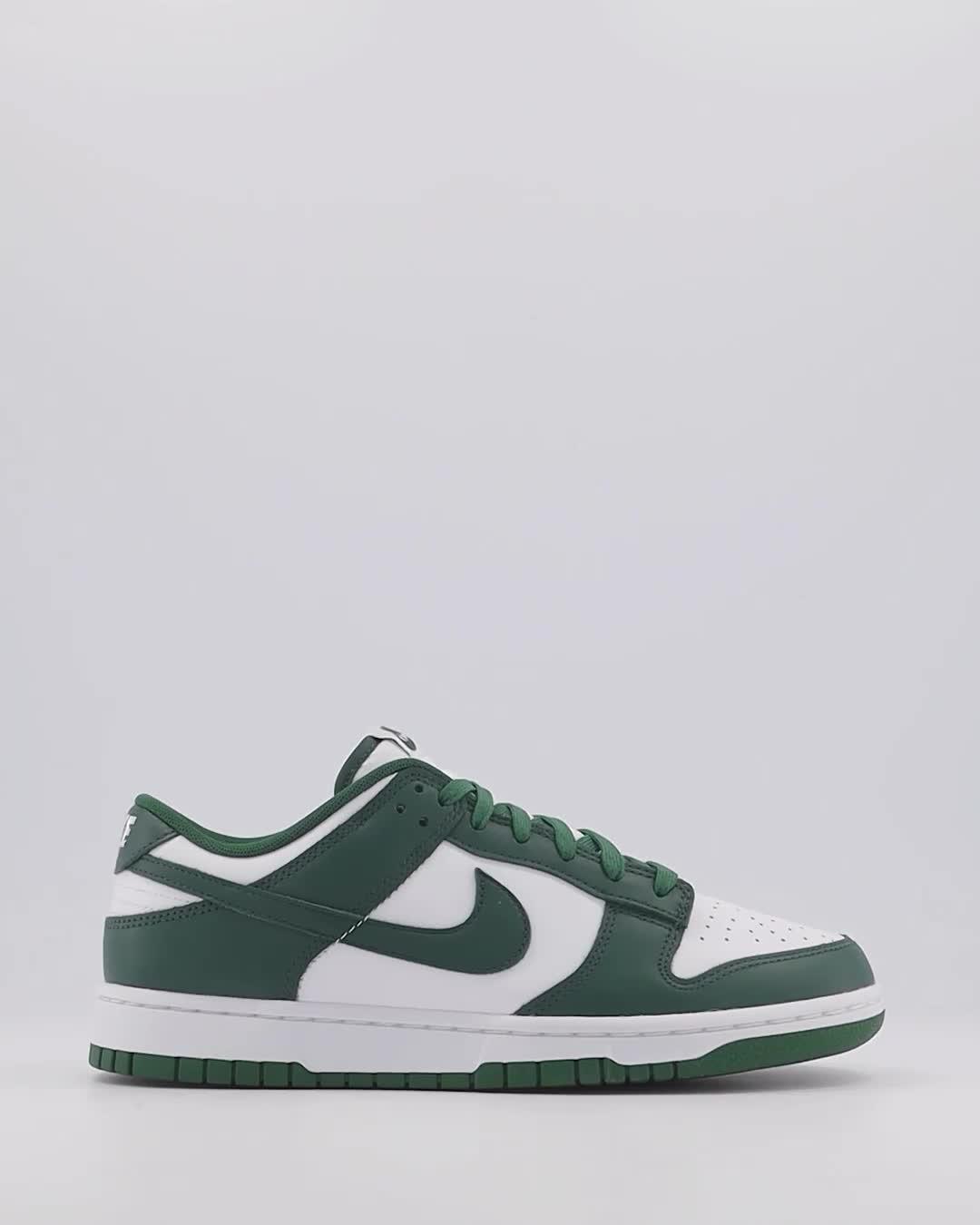 Nike Dunk Low Trainers White Team Green White Total Orange - Nike Dunk