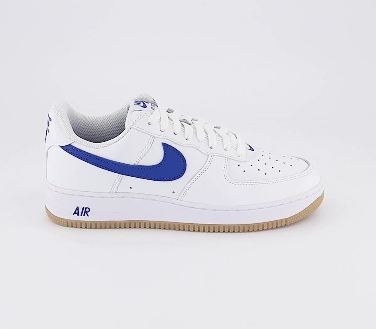 Nike Air Force 1 '07 (White/University Blue) 10.5