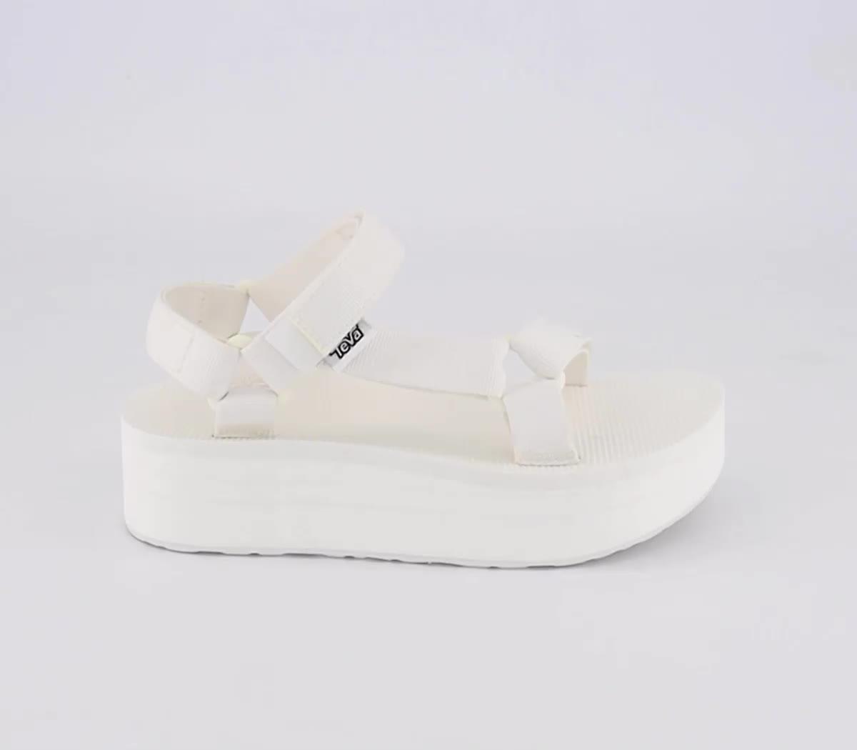 Flip Flops Teva White Universal Sandals Teva Women's Flatform
