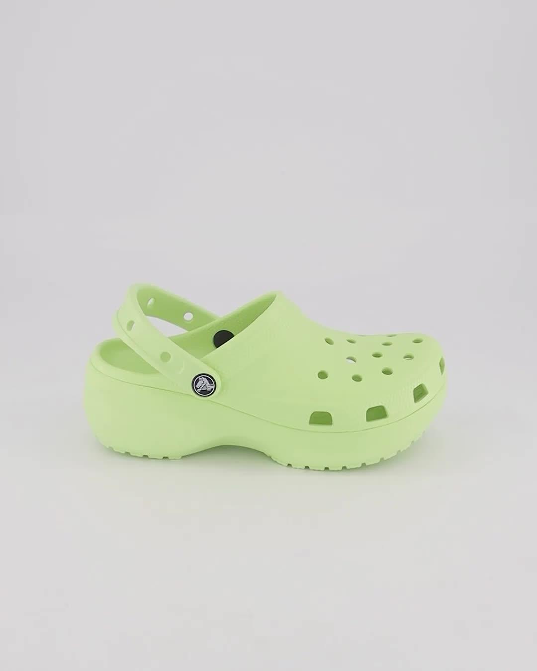 Pastel green hot sale crocs