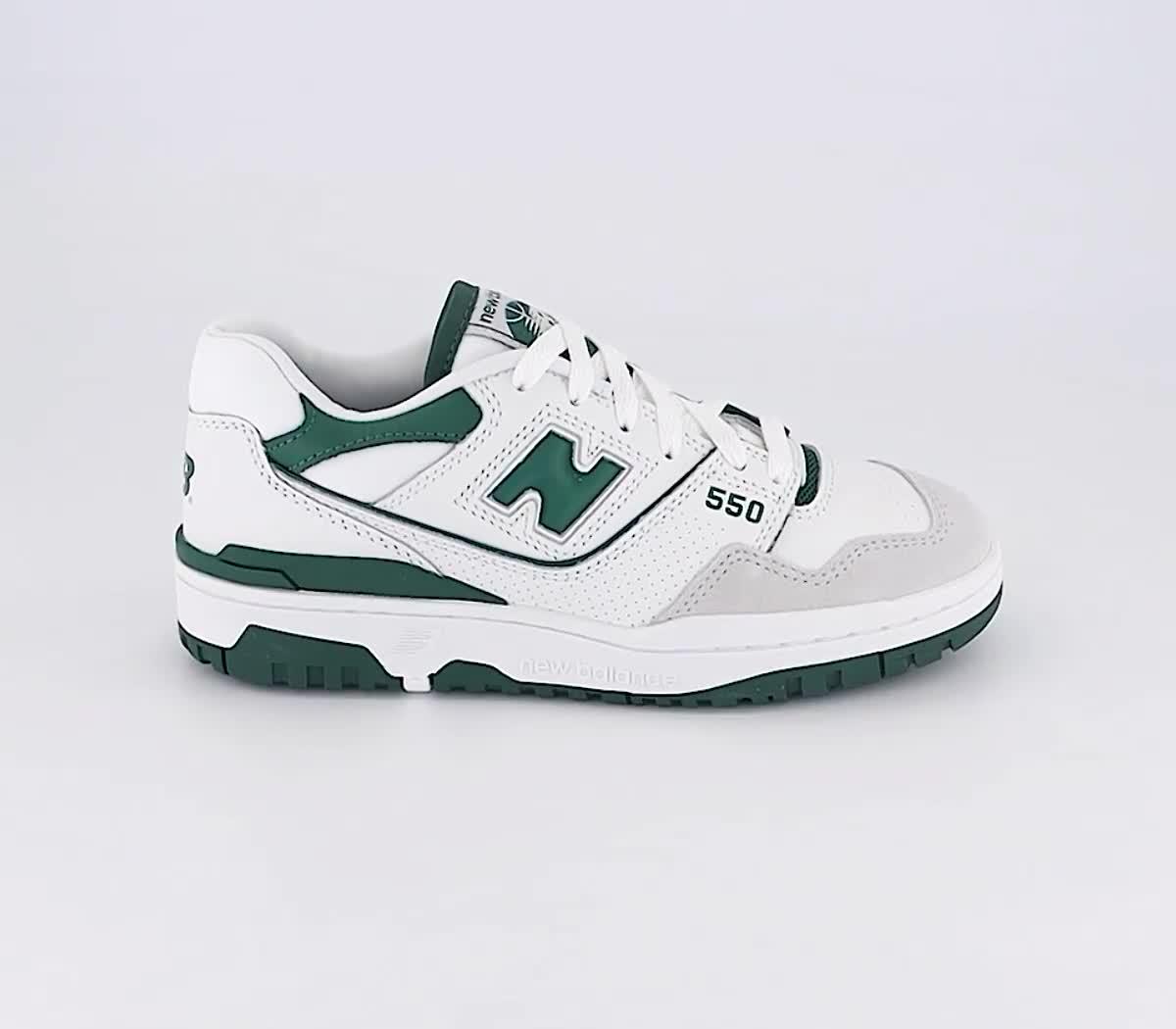 New balance white deals green