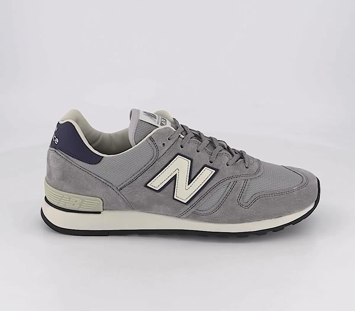 New Balance M670 Trainers Grey - Men's Trainers
