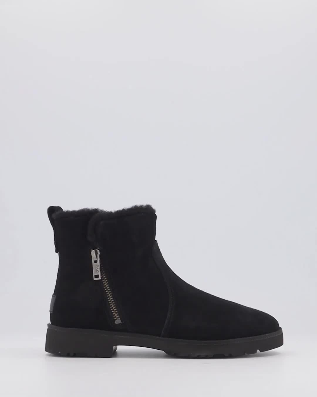 Black ugg boots office sales