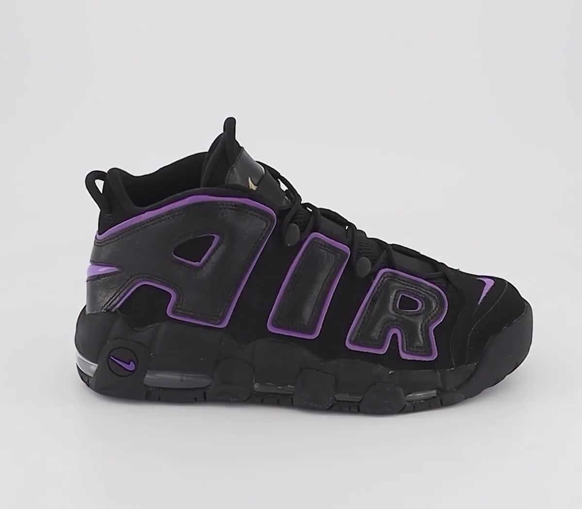 Nike Air More Uptempo 96 EMB sneakers in black