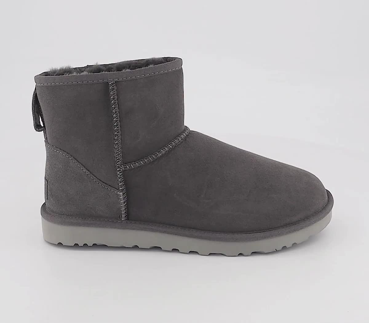 Grey ugg best sale boots office