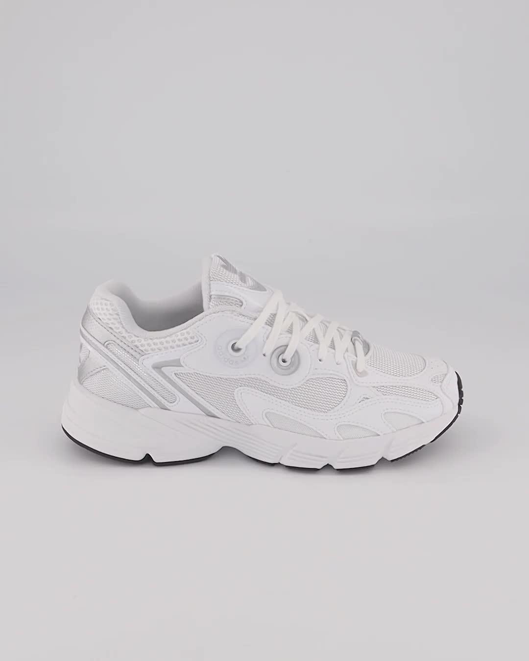 adidas white silver trainers