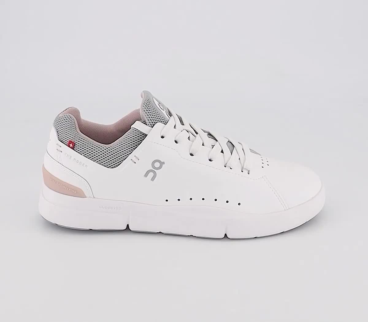 On Running The Roger Advantage Trainers White Rose F - Women's Trainers