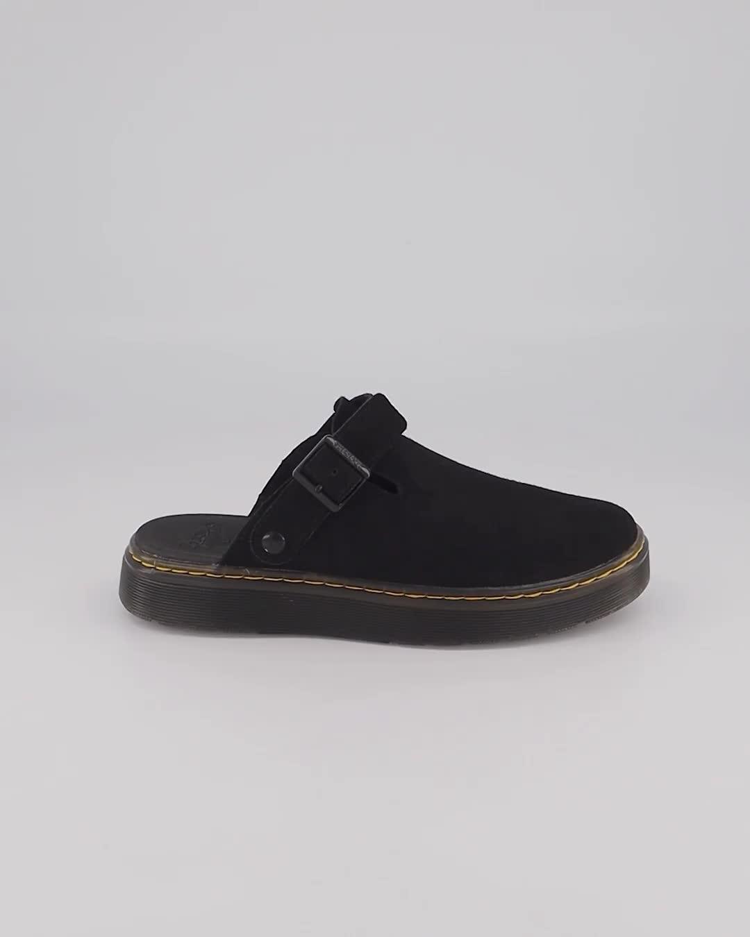 Dr. Martens Carlson Mules Black Eh Suede Mb - Men's Casual Shoes