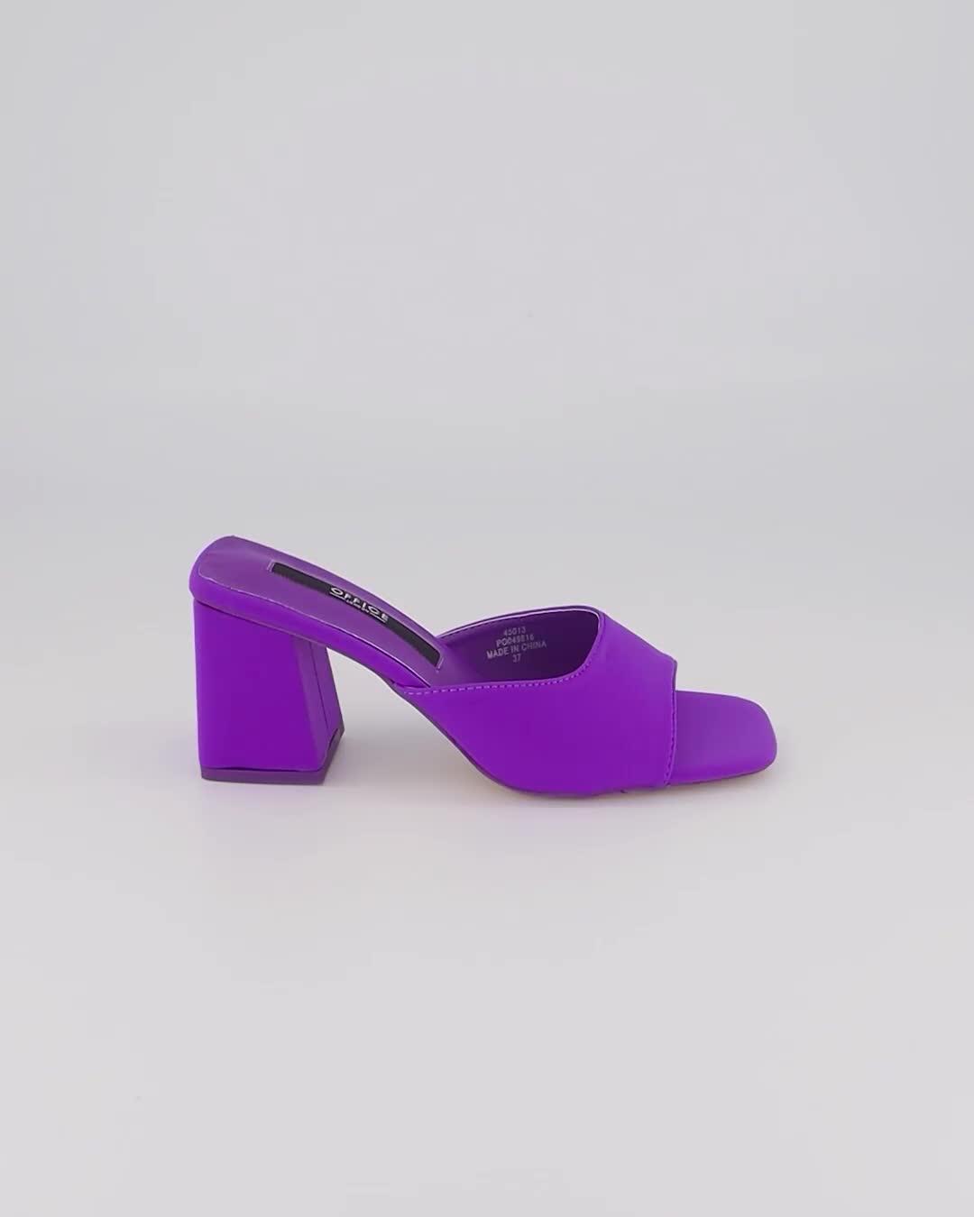 Purple best sale mule heels