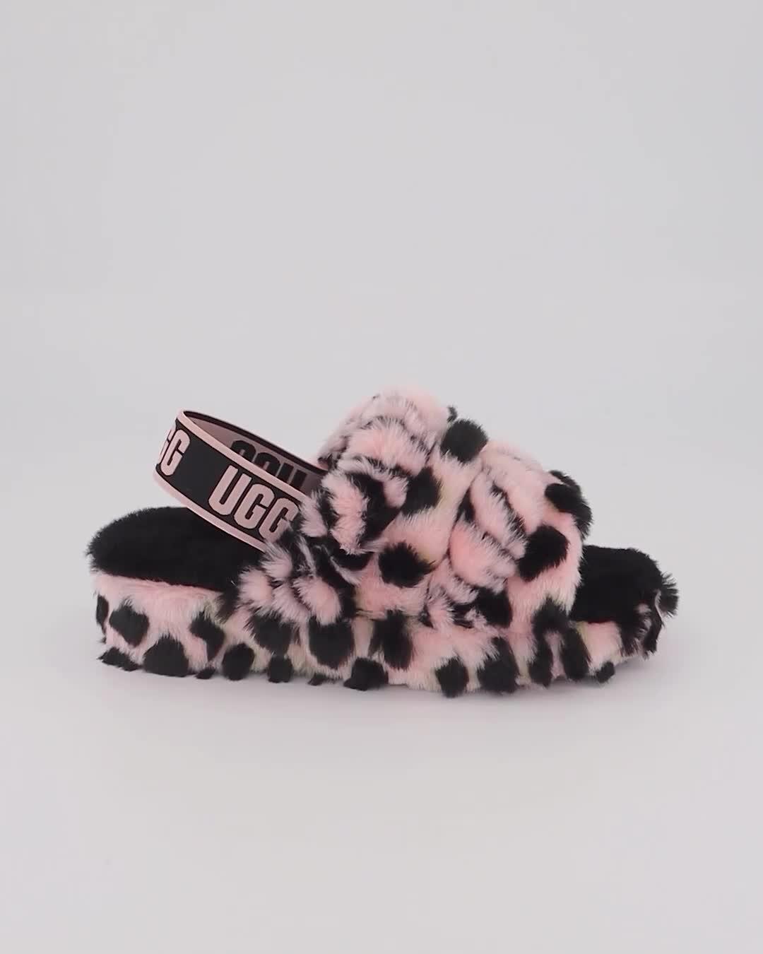 ugg slippers leopard print pink