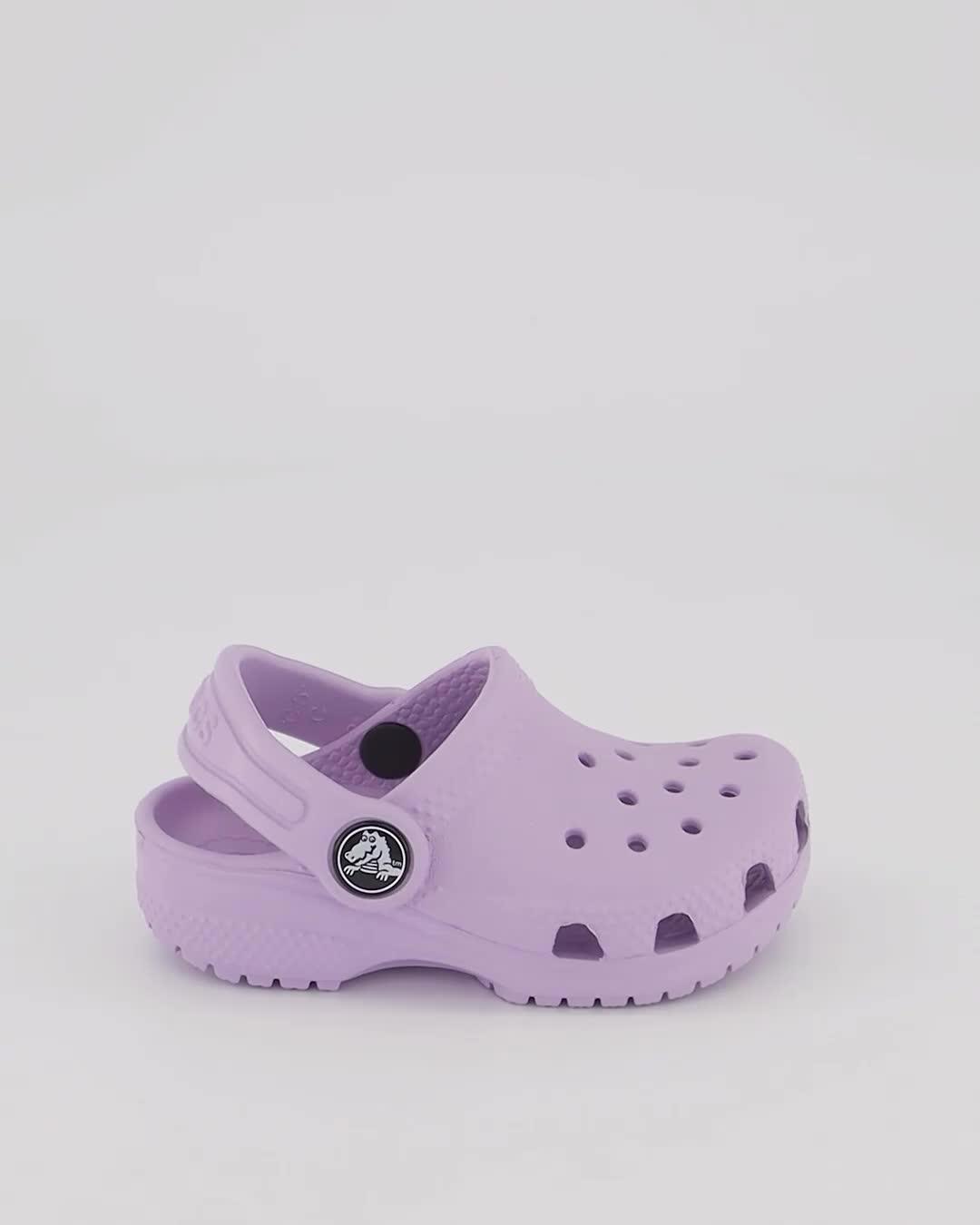 Baby store purple crocs