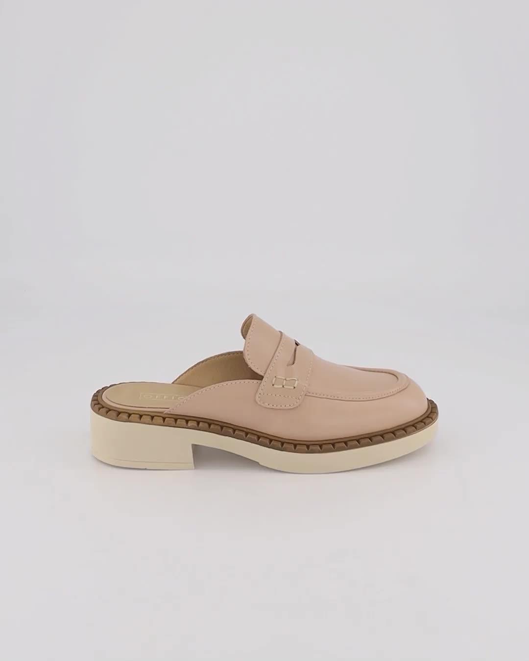 Nude loafer mules sale