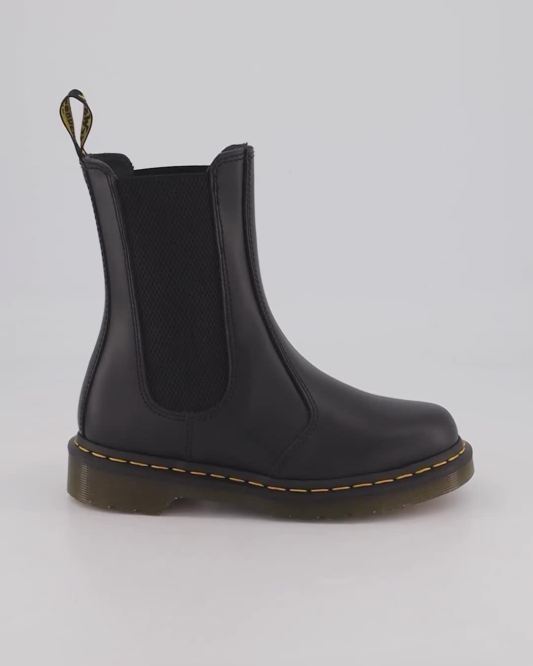 Dr. Martens 2976 Hi Chelsea Boots Black Smooth Women s Ankle Boots