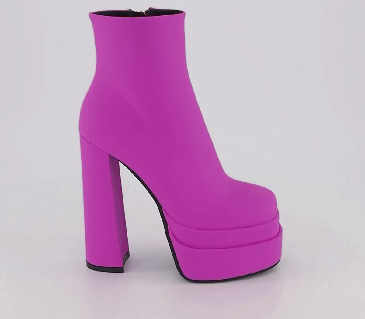 Office store pink boots