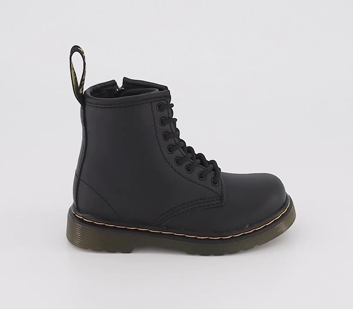 Childrens black doc martens on sale