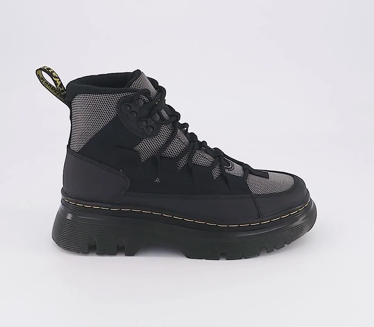 Dr. Martens Boury ブラック 8 UK Dr. Martens Boury Boots Black Zinc - Men's Boots