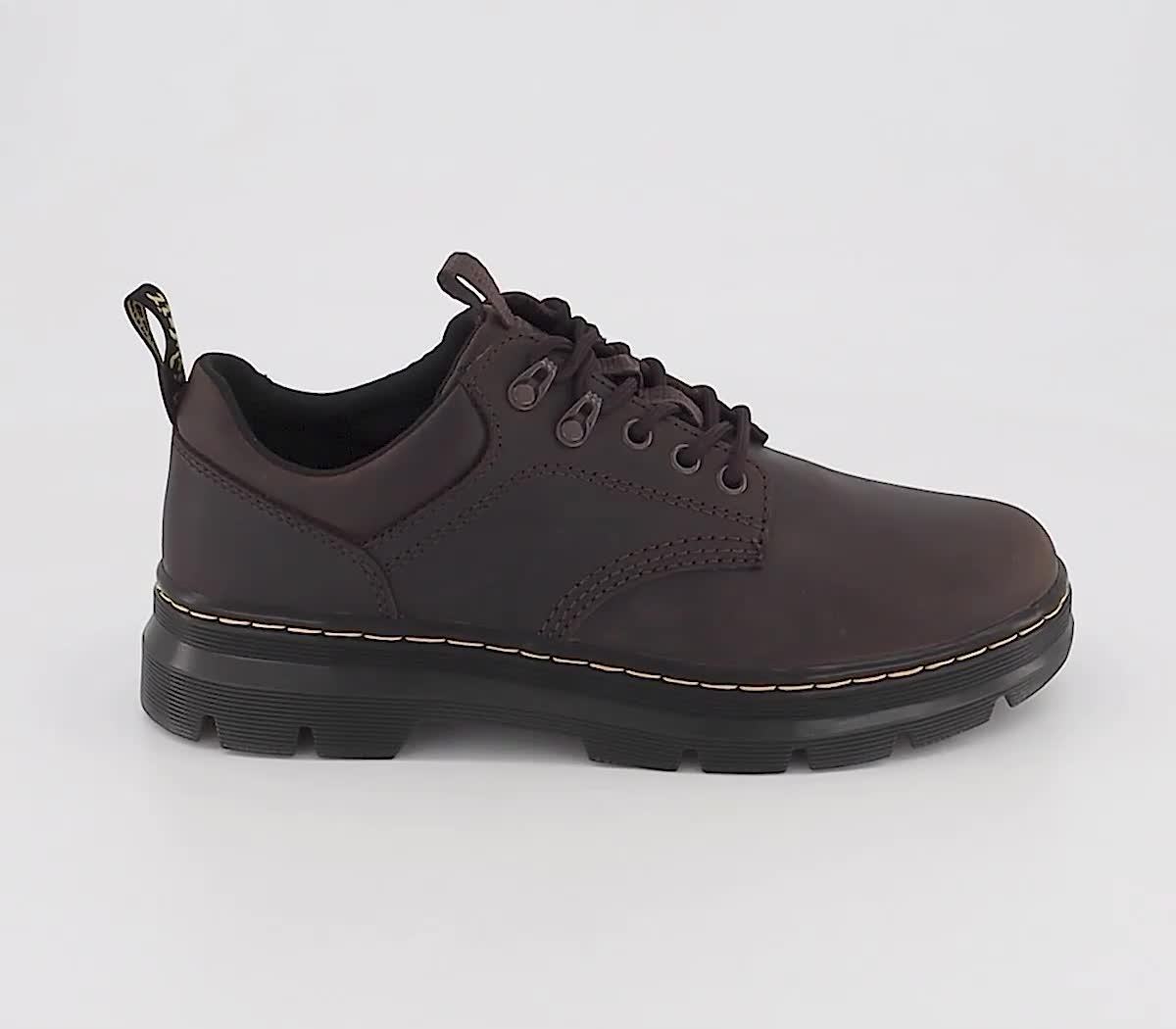 Dr. Martens Reeder Leather Shoes Gaucho Crazy Horse - Men