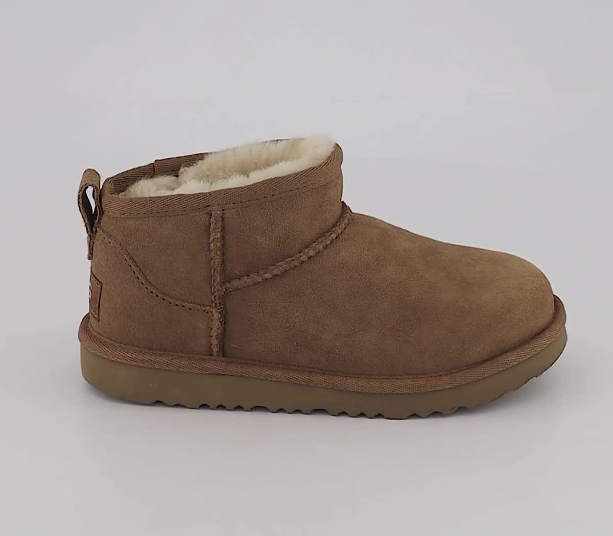 UGG Classic Kids Ultra Mini II Boots Chestnut Unisex