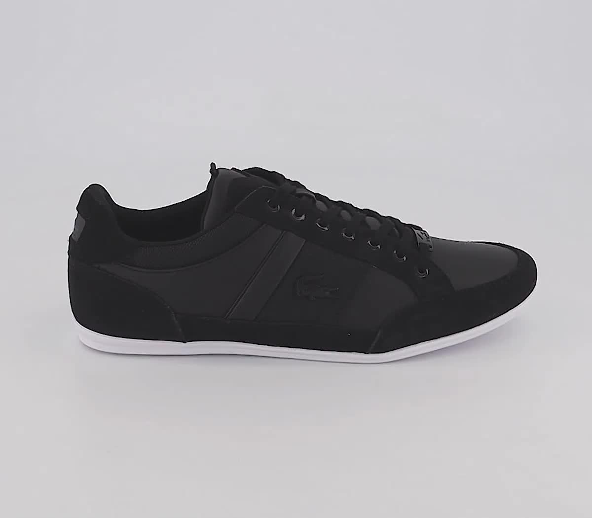 Lacoste Chaymon Trainers Black White Men s Trainers