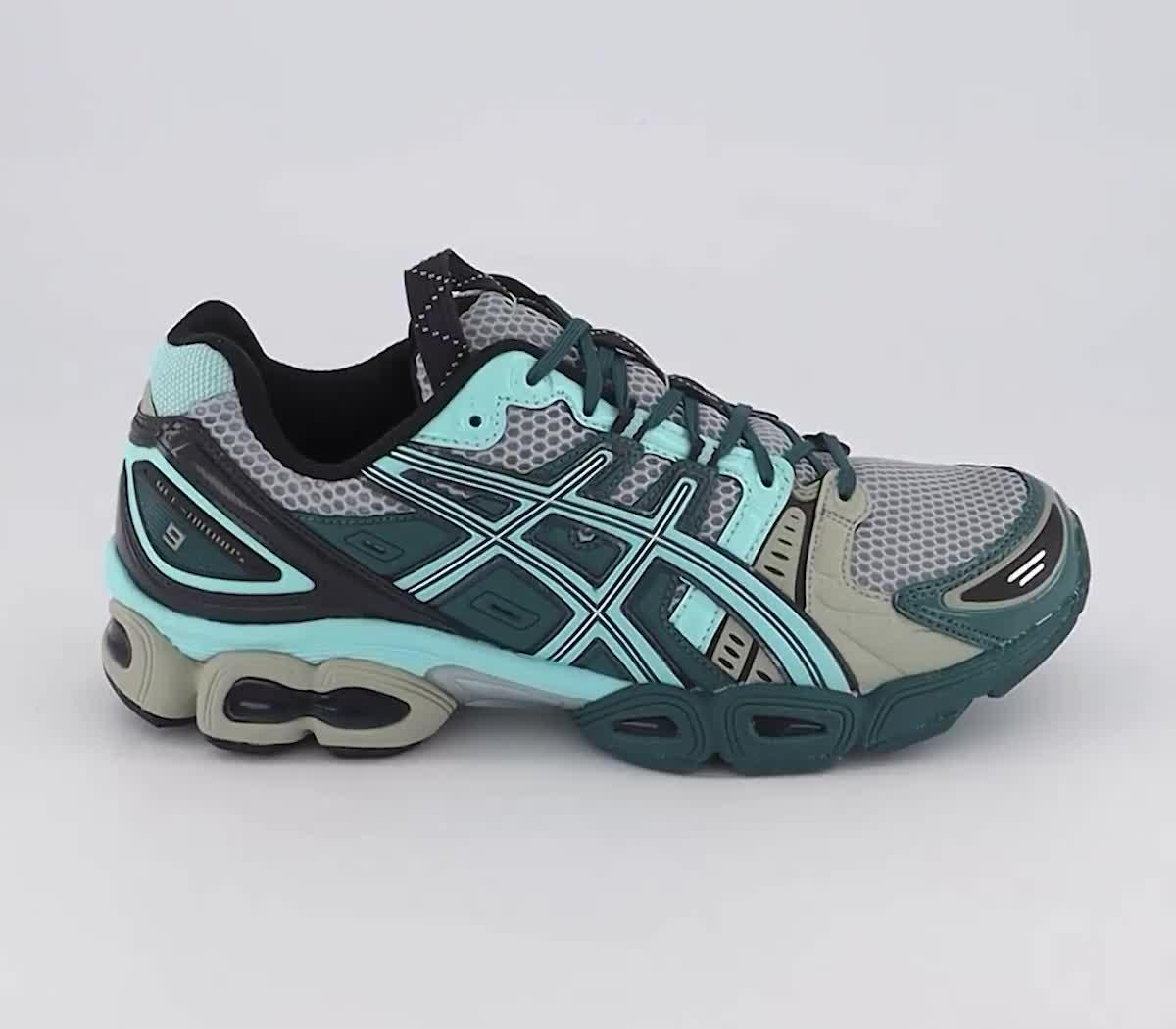 ASICS UB3-s Gel-nimbus 9 Trainers Kiko Pure Silver Aruba Blue
