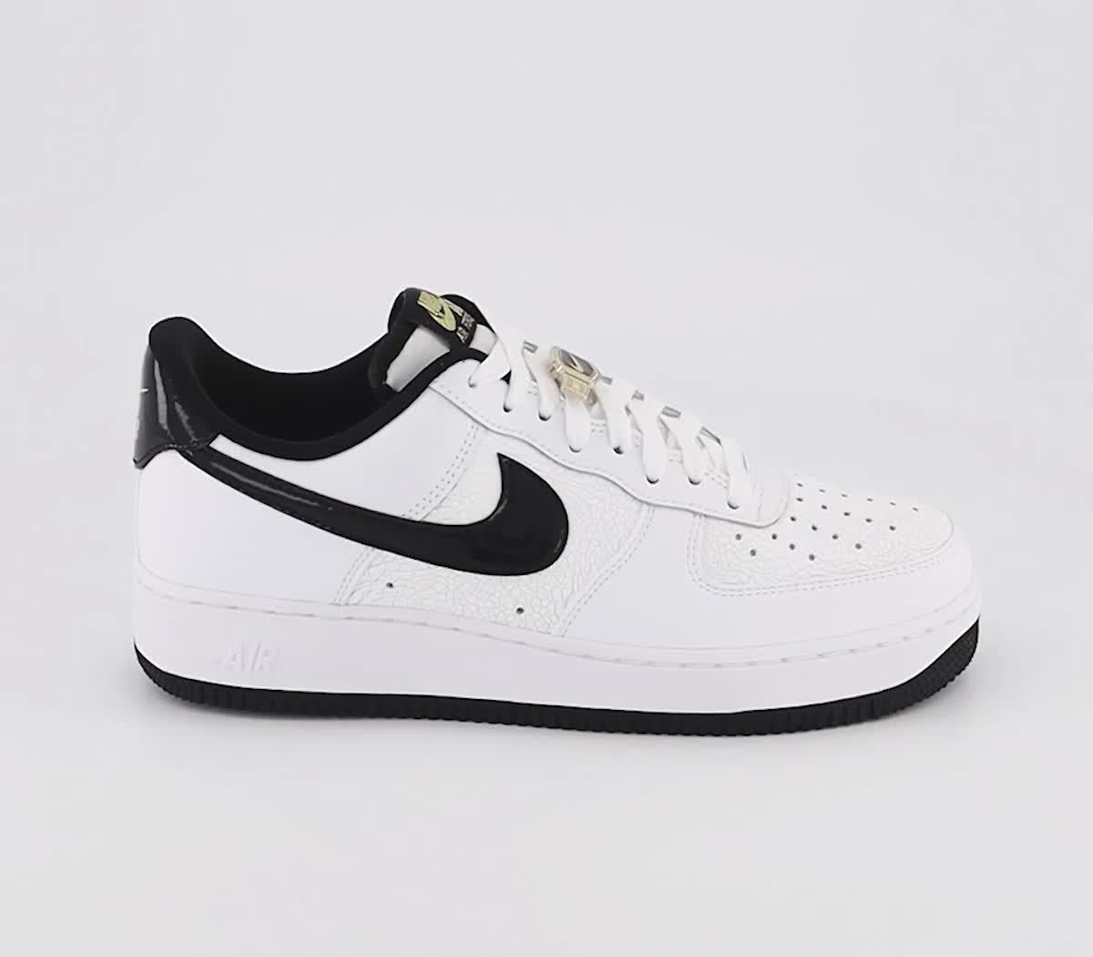 Mens white and cheap black air force 1