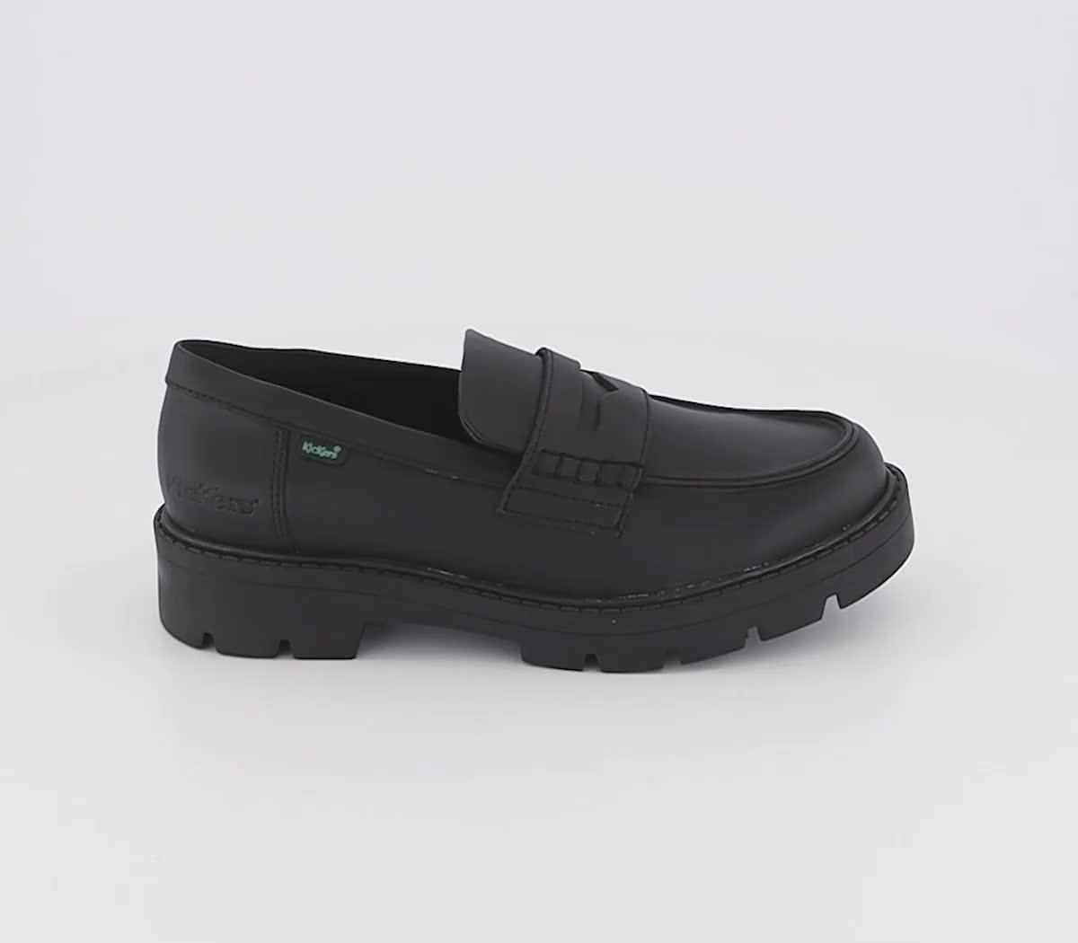 Kickers Kori Loafer Vegan Shoes Black - Women's Loafers