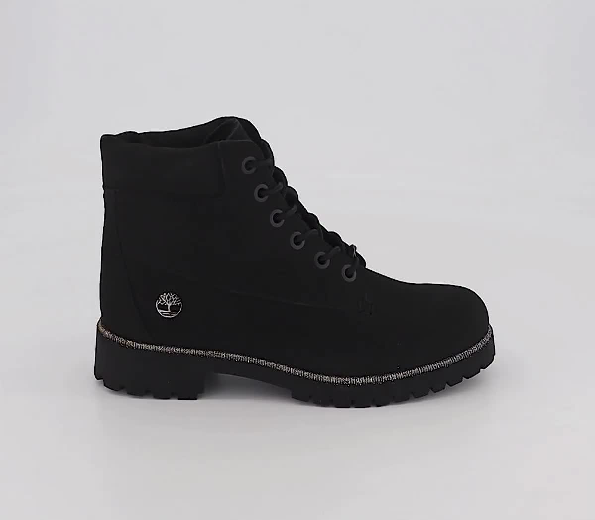 Timberland slim premium 6 inch boots black rose 2025 gold rand