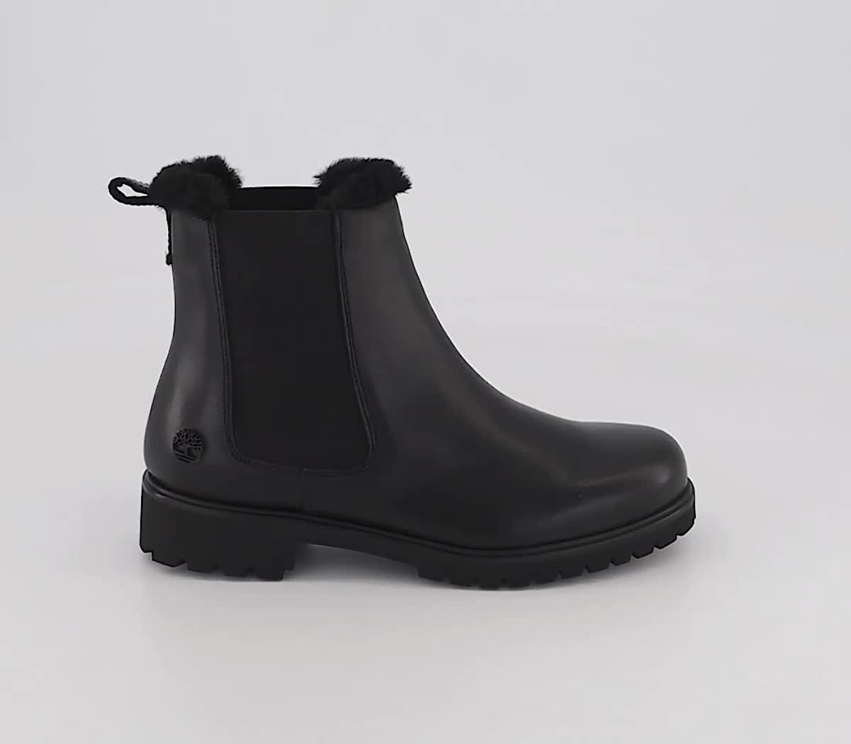 Timberland Timberland Lyonsdale Chelsea Boots Black Lined - Women's Chelsea Boots