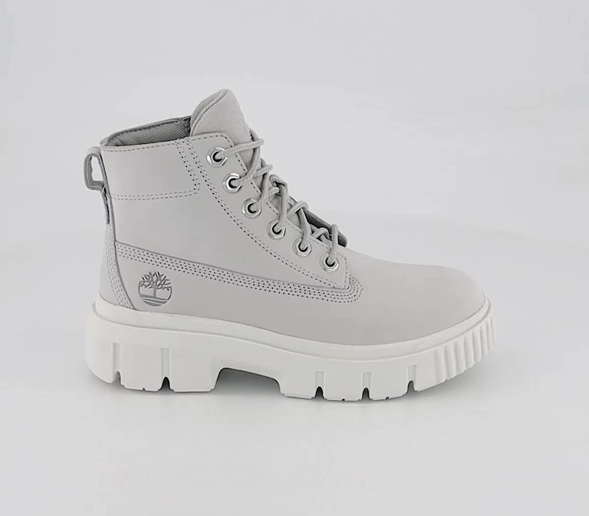 SIDA hacer los deberes Generosidad Timberland Greyfield Leather Boot Light Grey Nubuck - Women's Ankle Boots