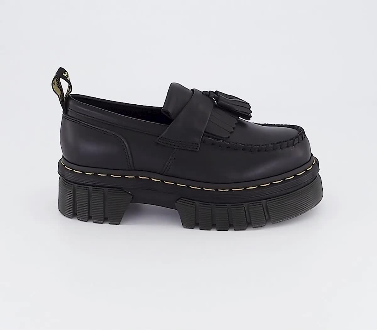 Dr. Martens Audrick Loafers Black Nappa Lux - Women's Loafers