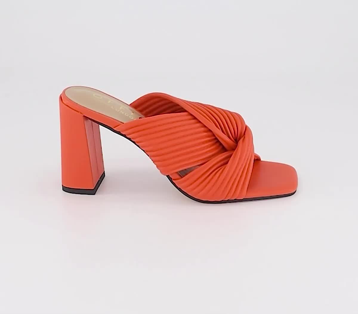 Office store orange heels