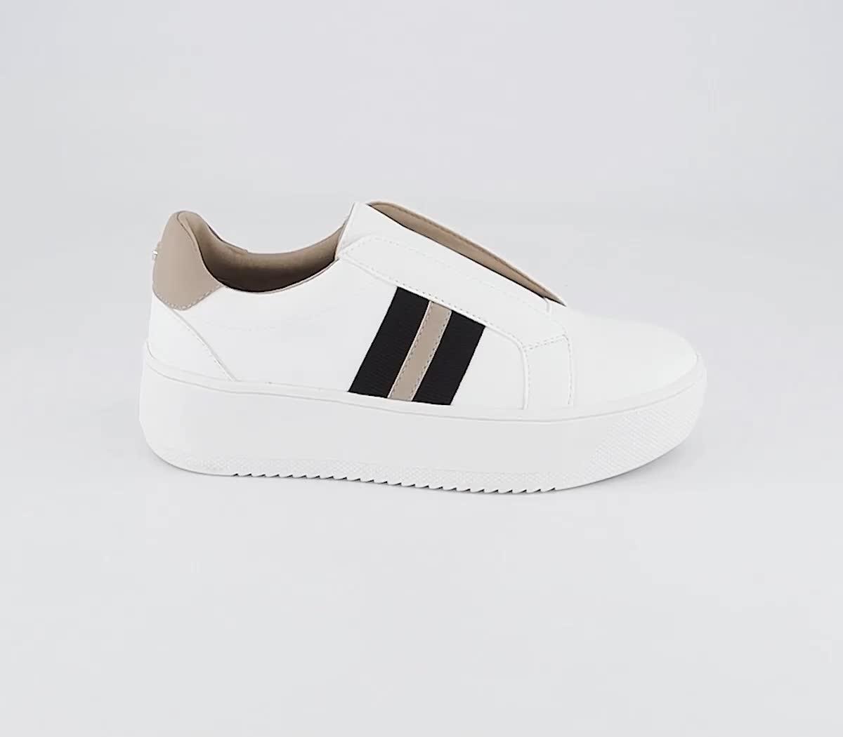 Slip on store sneakers womens white