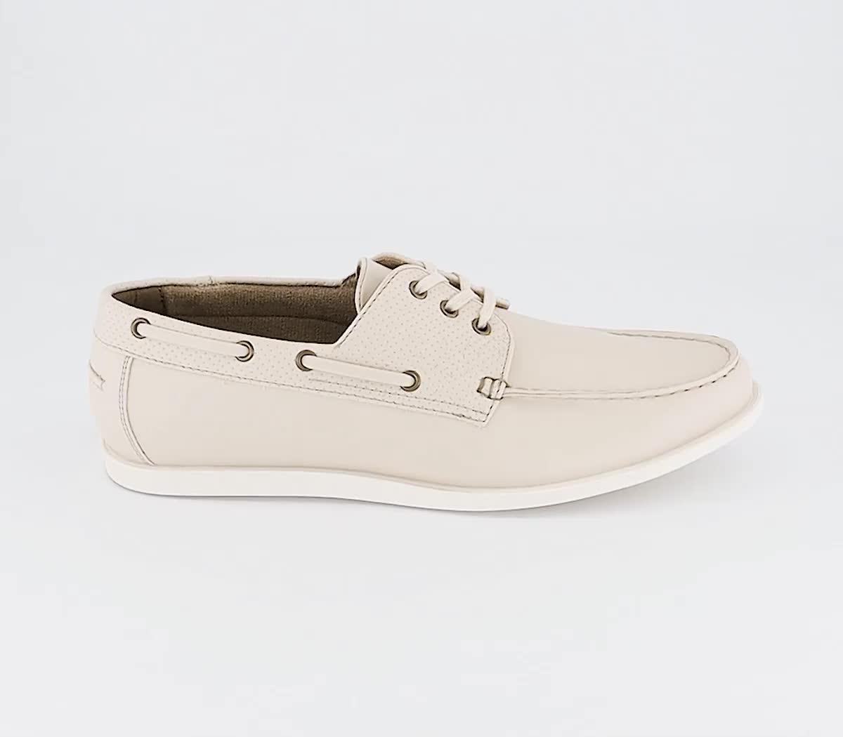 All white clearance boat shoes