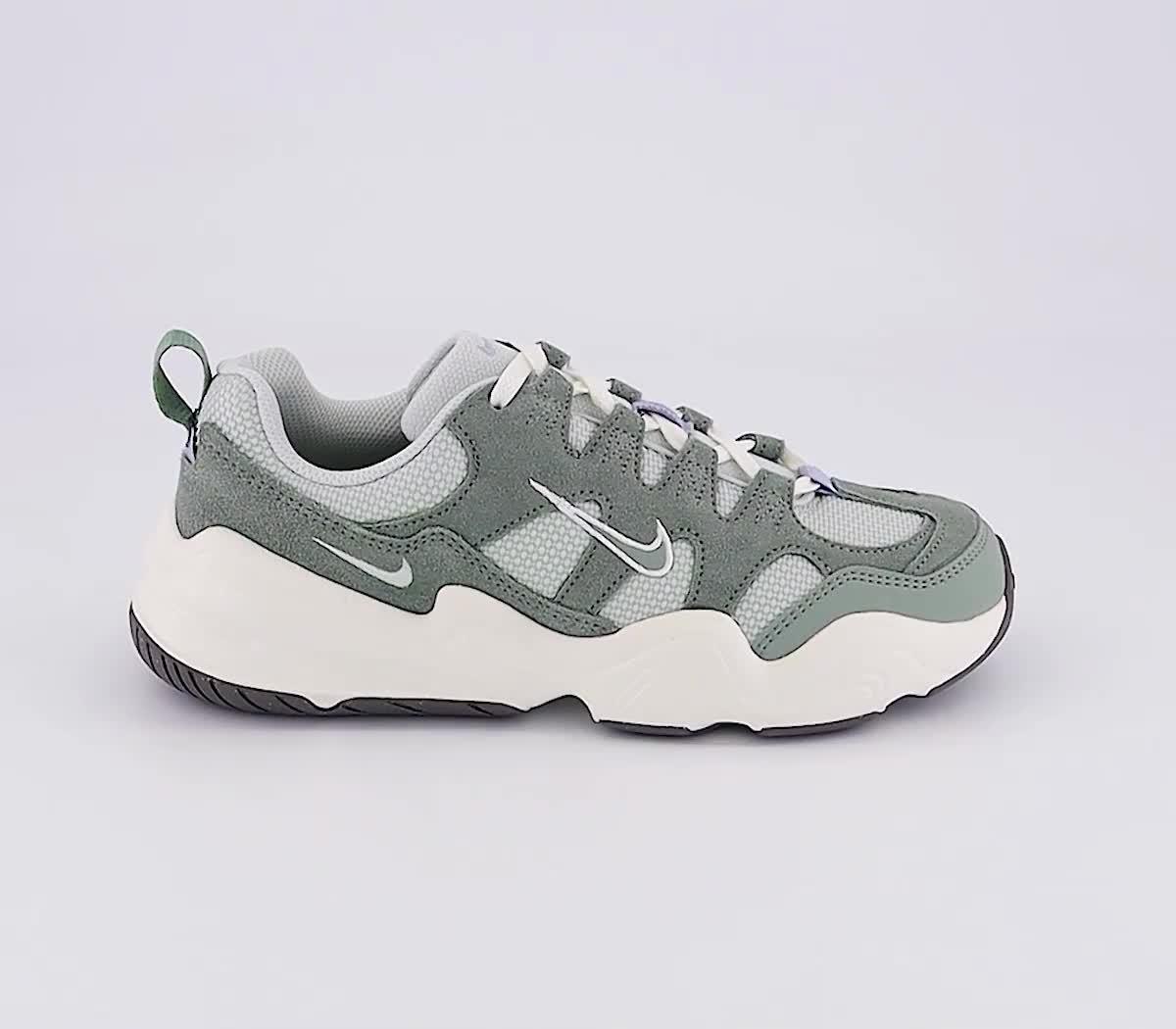 Nike Nike Tech Hera Trainers Light Silver Mica Green Sail