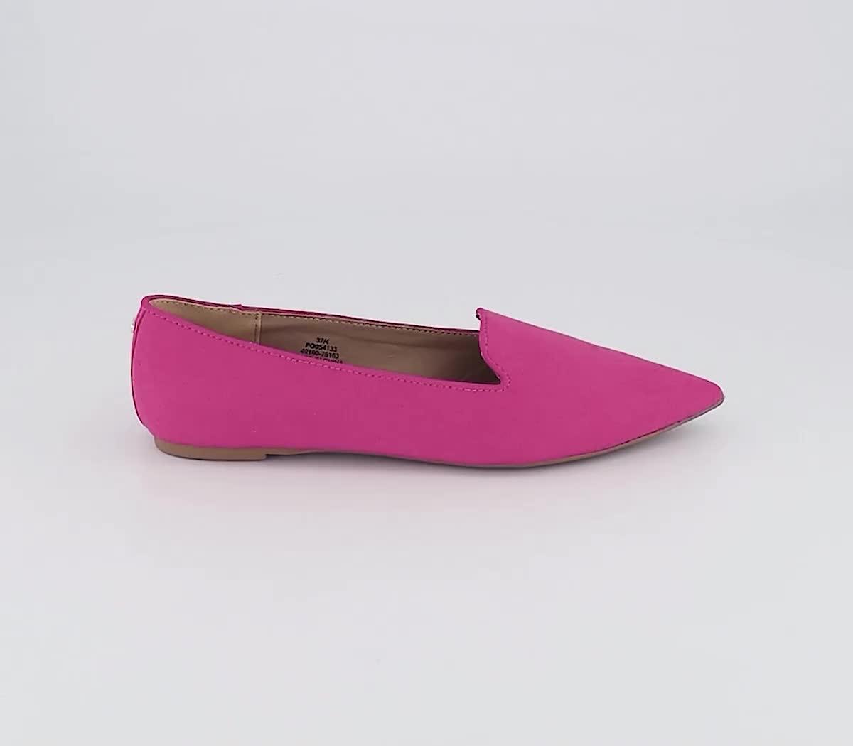 Pink flats womens on sale