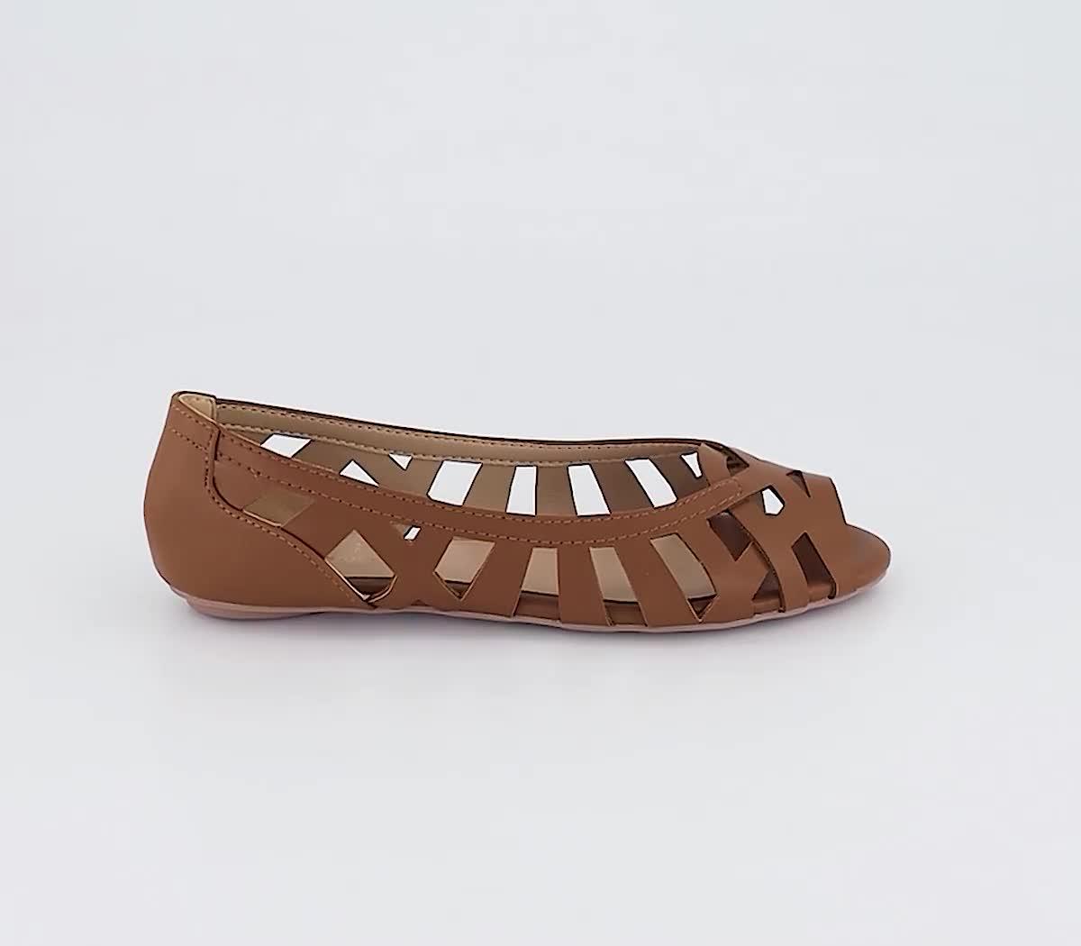 Splendid tamia peep hot sale toe flat