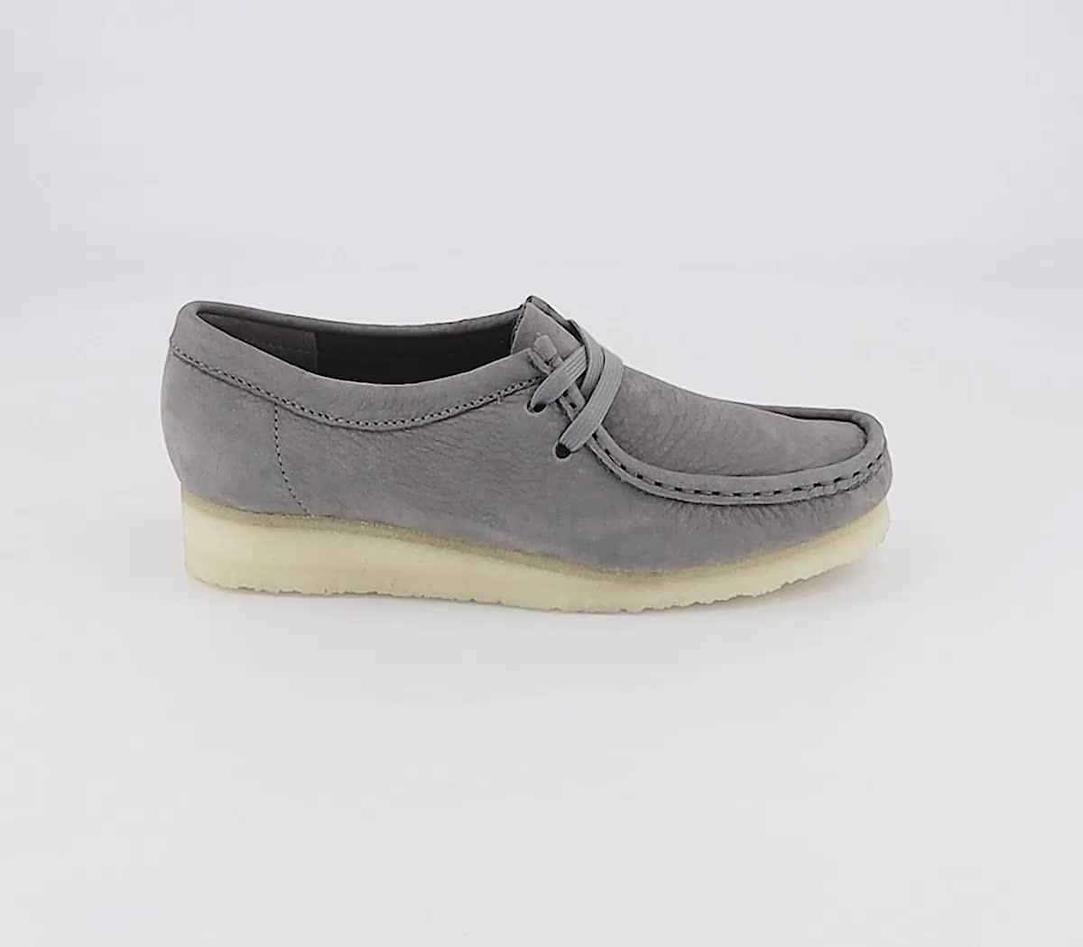 Clarks best sale grey wallabees