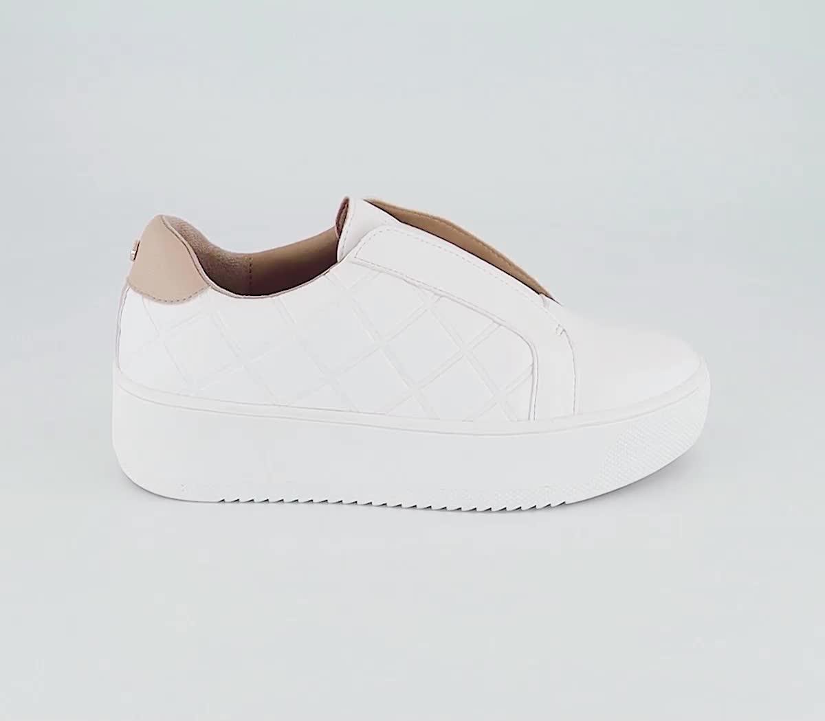 Slip on sneakers deals white womens