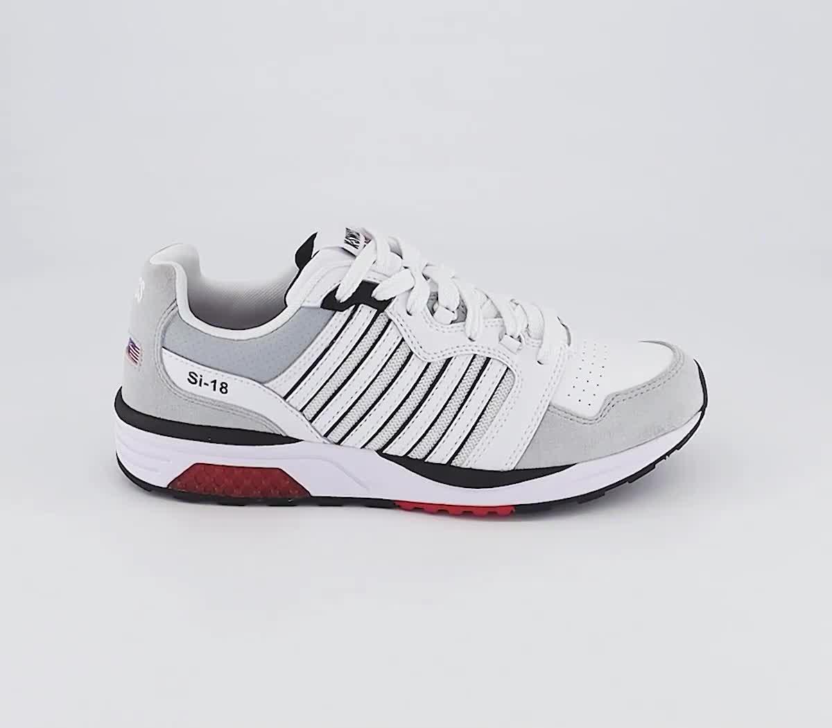 Verdwijnen Compliment boog K-Swiss Si-18 Rannell Sde Usa Trainers White Black Red - Men's Trainers