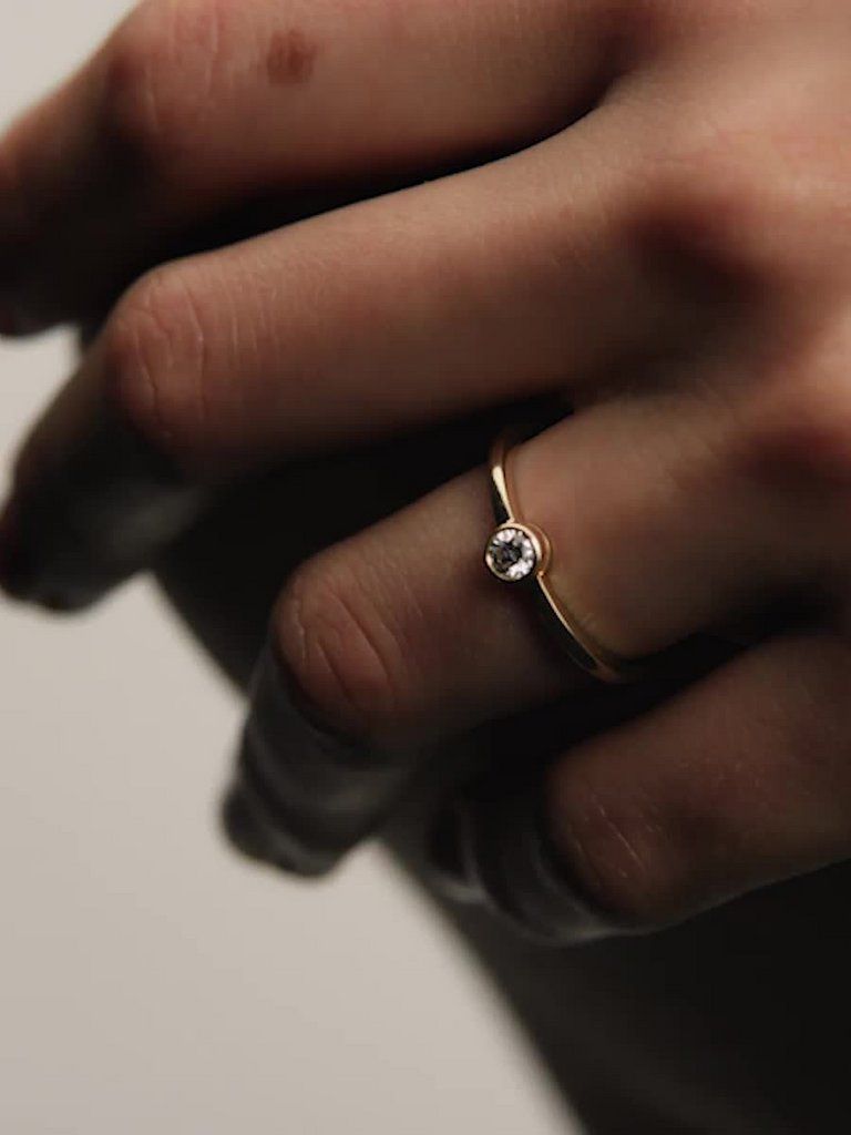 Pandora Era Bezel 14k Gold Lab-grown Diamond Ring